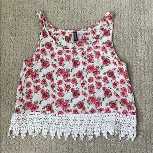 Floral top from Italy